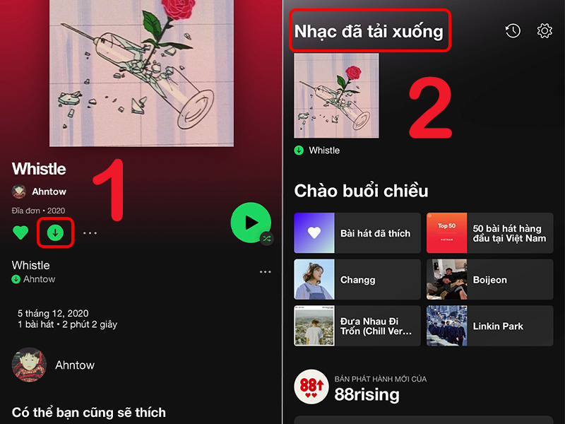Tải nhạc trên Spotify về điện thoại 