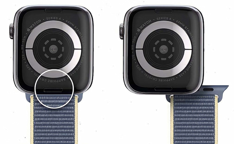 Tháo các bộ phận để vệ sinh Apple Watch