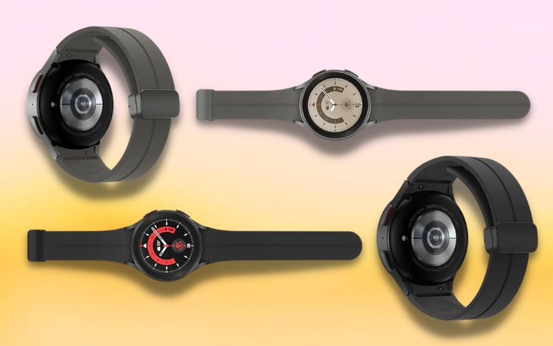 Thiết kế rãnh nhỏ trên dây đeo của Watch5 Pro
