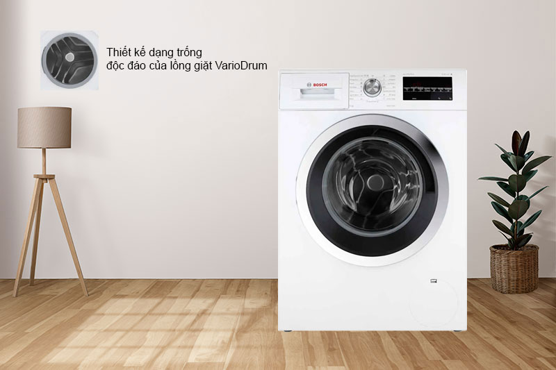 Thiết kế lồng giặt VarioDrum độc đáo tăng độ bền cho quần áo