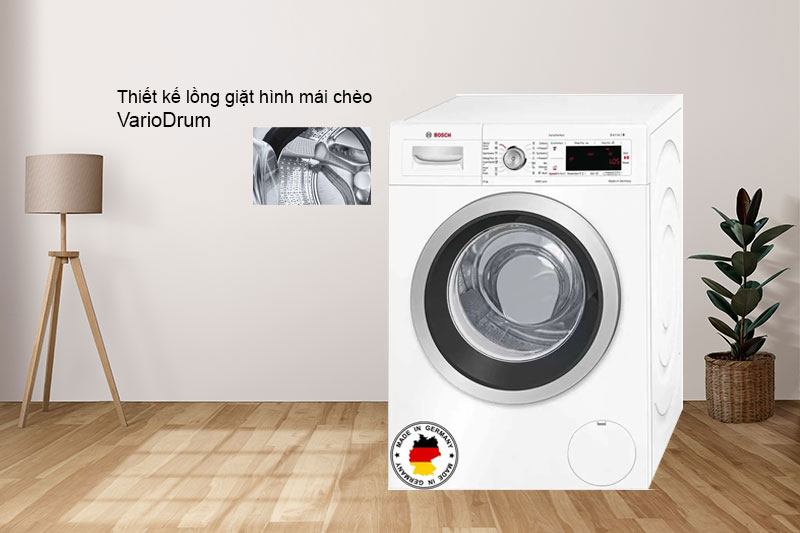 Thiết kế lồng giặt hình mái chèo VarioDrum