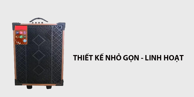 Thiết kế nhỏ gọn, linh hoạt