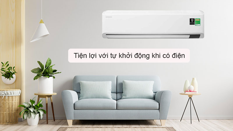 Tiện lợi với tự khởi động khi có điện