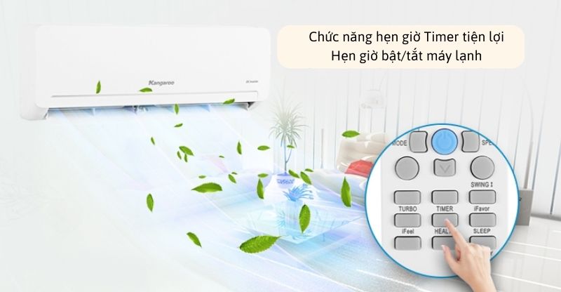 Tính năng hẹn giờ máy lạnh