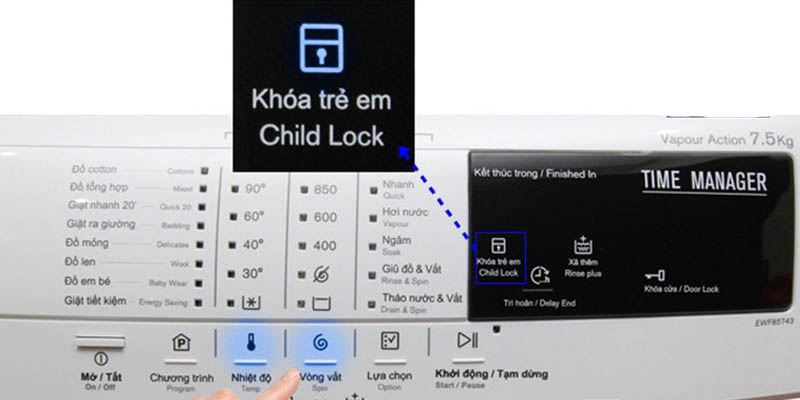 Tính năng khóa trẻ em