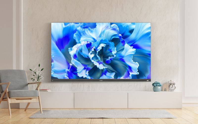 Tivi Casper 75 inch khi bố trí trong không gian