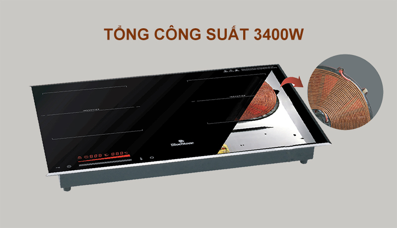 Tổng công suất 3400W