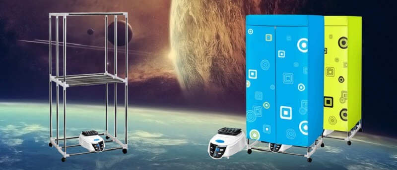 Tủ sấy quần áo cần hoạt động liên tục 1 - 2 giờ để làm khô trang phục