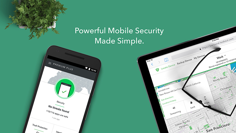 App diệt virus cho iPhone: Mobile Security - Lookout