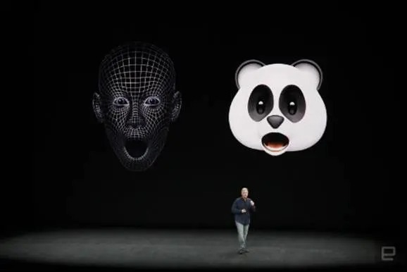 Face ID tích hợp công nghệ ghi các trạng thái biểu cảm của con người