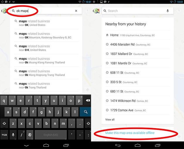 Xem bản đồ mà không cần kết nối mạng qua Google Maps Offine