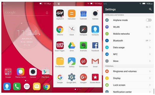 Rom Stock Vibe UI