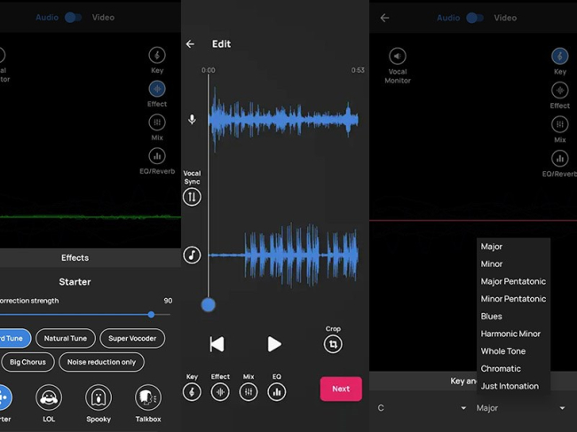 Voloca - app chỉnh giọng thú vị