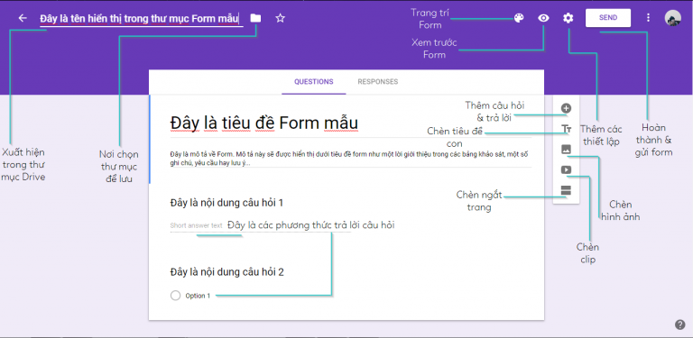 cach tao bieu mau bang google sheet