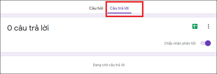 cach xem phan hoi cua bang khao sat