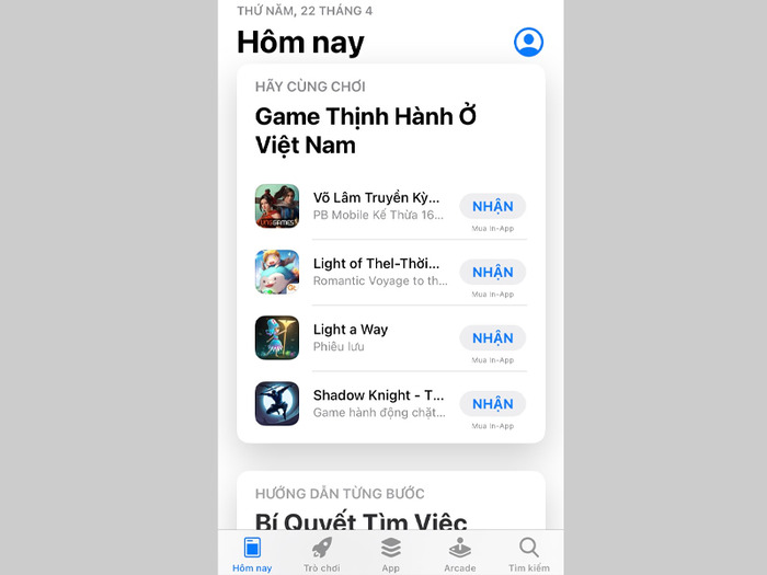 Cách đổi app store Trung Quốc sang Việt Nam