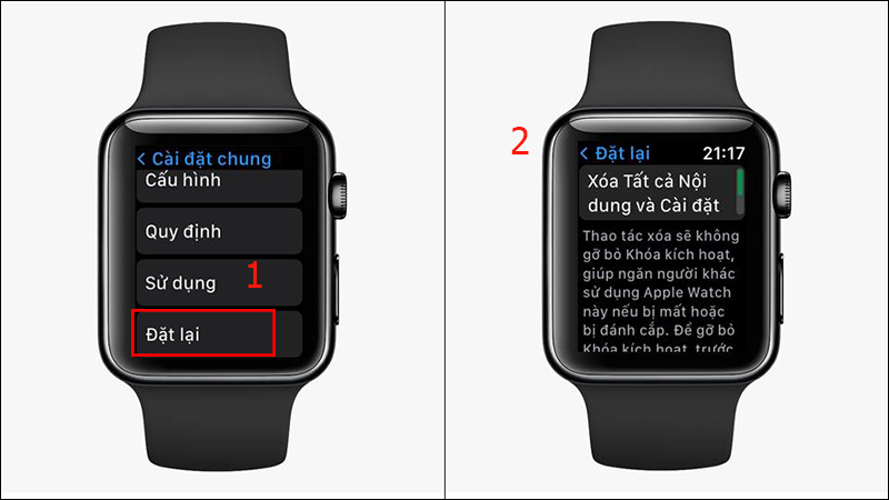 cách hủy ghép đôi apple watch