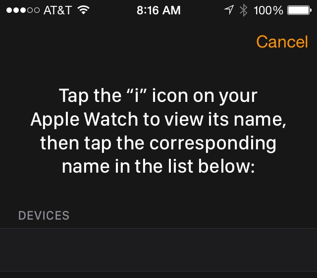 Thực hiện các yêu cấu trên Apple Watch