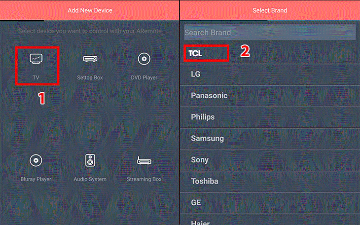 Cách kết nối điện thoại với tivi TCL