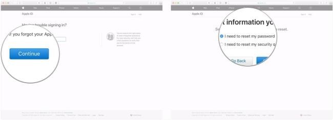 Cách lấy lại pass iCloud