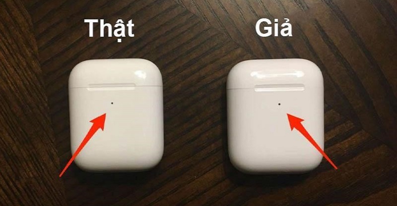 Cách phân biệt airpod thật và giả