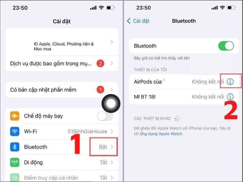 Các bước reset Airpod pro