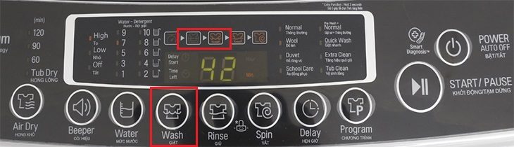 Cách sử dụng máy giặt LG