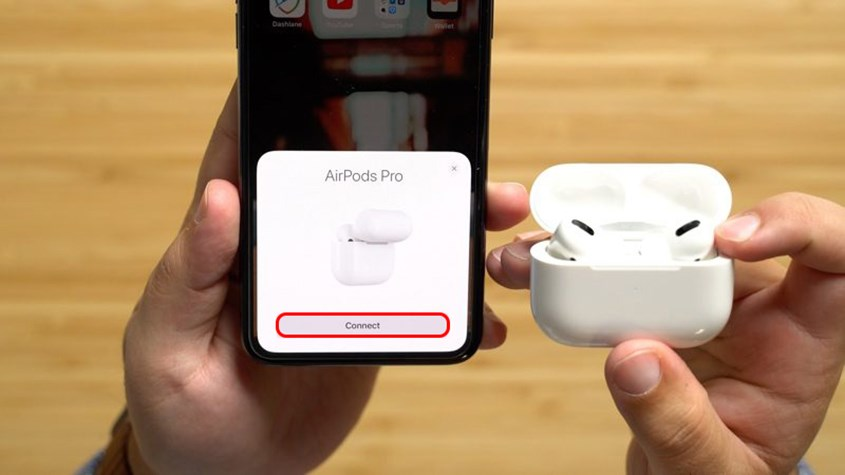 Kết nối AirPod với iPhone, iPad
