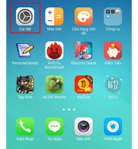Cách thay đổi kiểu chữ trên điện thoại OPPO