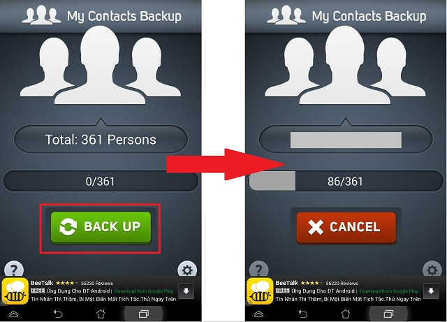 Tải phần mềm My Contacts Backup xuống điện thoại iPhone