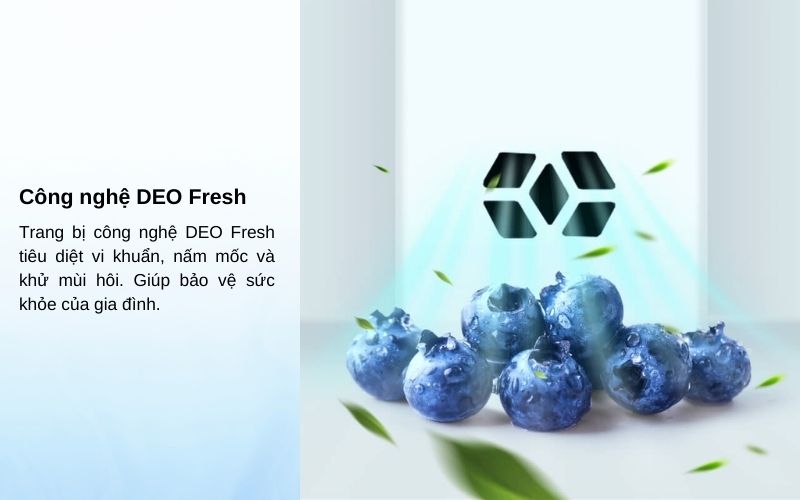 Công nghệ DEO Fresh kháng khuẩn, khử mùi hiệu quả