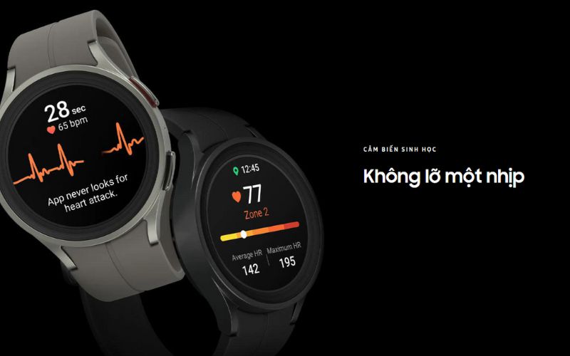 Cảm biến sinh học Samsung BioActive theo dõi sức khỏe toàn diện