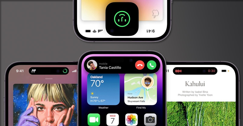 Tính năng Dynamic Island trên iPhone 14 Pro và Pro Max
