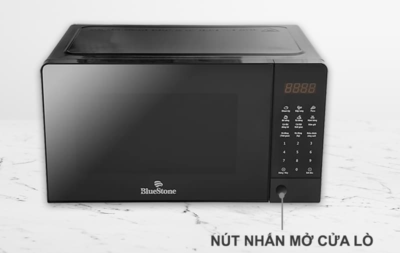 Lò vi sóng Bluestone MOB-7815 mở cửa bằng nút nhấn