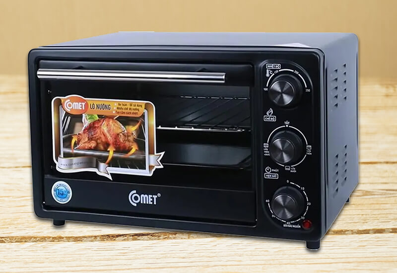 Lò nướng vuông Comet CM6512 sở hữu kiểu dáng nhỏ gọn