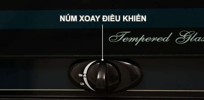 Bếp gas Duxton DG-620 sử dụng núm xoay điều khiển