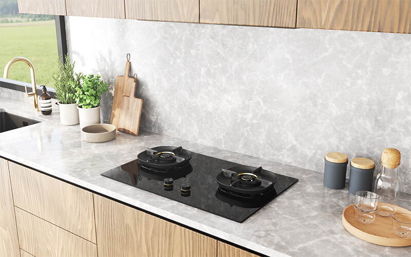 Bếp gas âm Electrolux EHG8250BC thiết kế sang trọng