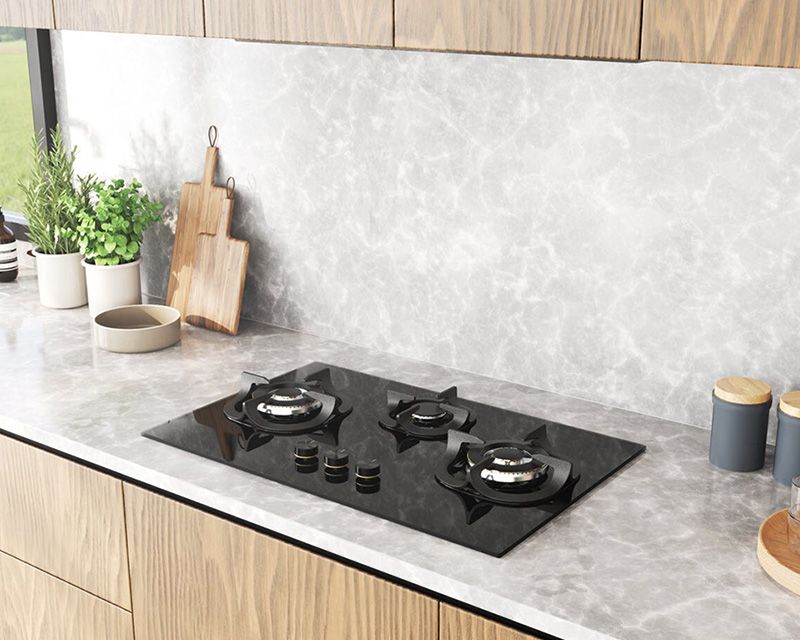Bếp gas 3 vùng nấu Electrolux EHG8321BC có thiết kế hiện đại