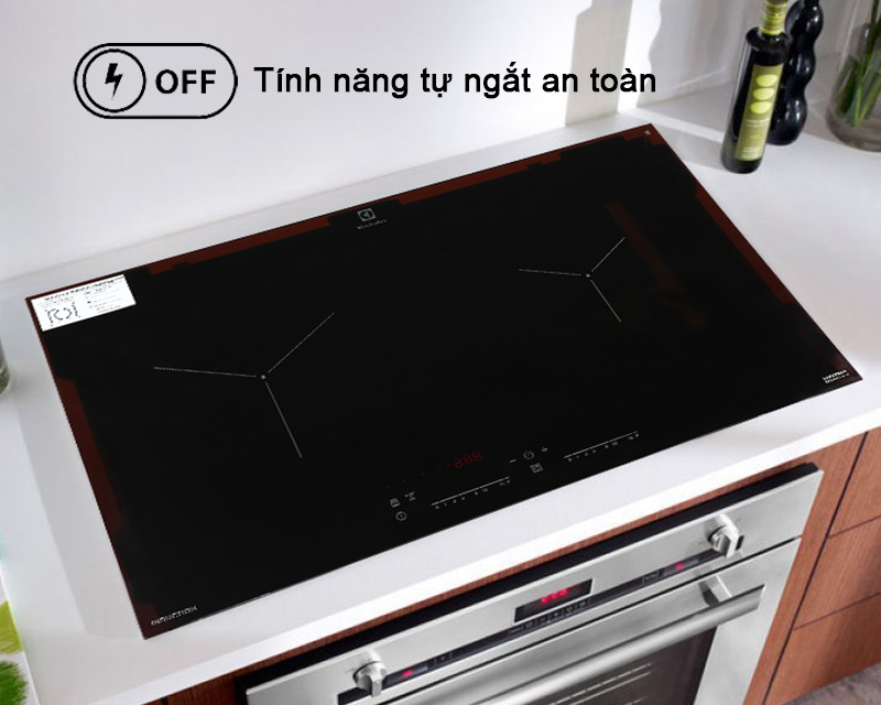 Dòng bếp EHI7260BB được trang bị tính năng tự ngắt