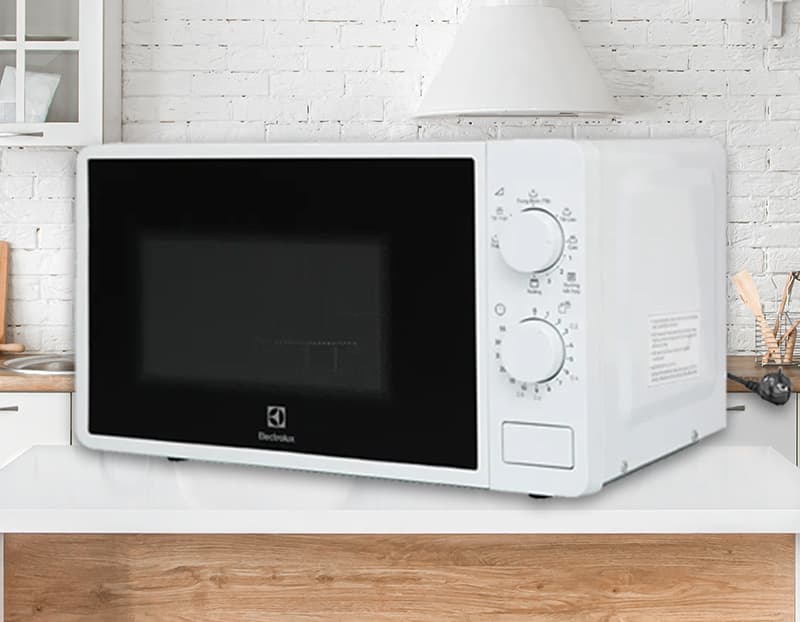 Lò vi sóng Electrolux EMG20K38GWP 20 lít sở hữu thiết kế gọn nhẹ