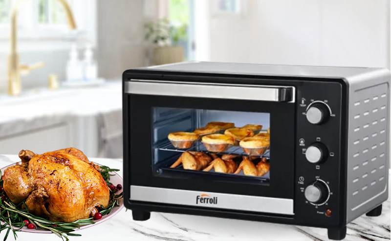 Lò nướng điện Ferroli FO1500 30M có thiết kế sang trọng