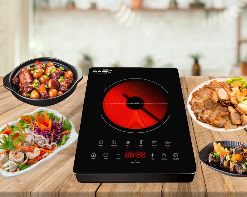 Bếp hồng ngoại Magic Eco AC-202 nhỏ gọn, tinh tế