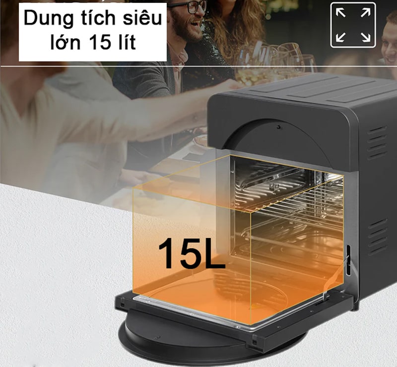 Nồi chiên Olivo AF15 dung tích 15 lít