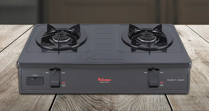 Bếp gas đôi Paloma PA-7PEJ thiết kế cao cấp