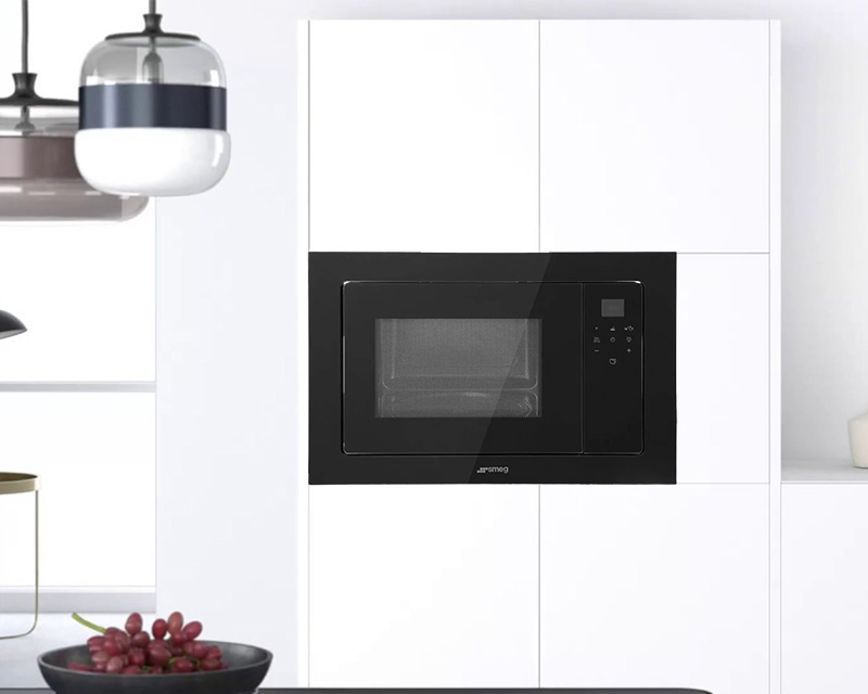 Lò vi sóng có nướng âm tủ Smeg FMI120N2 20 Lít có thiết kế hiện đại