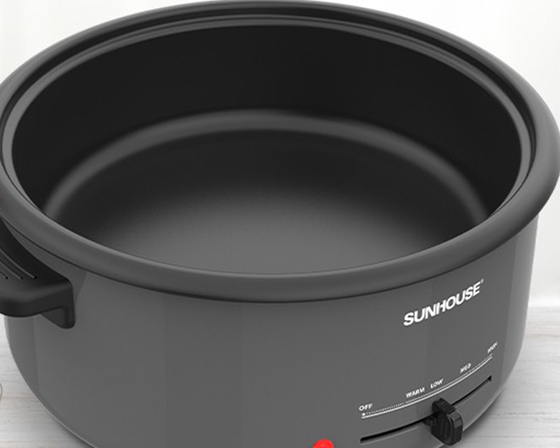 Phần lòng nồi của Sunhouse SHD4523 có lớp chống dính cao cấp