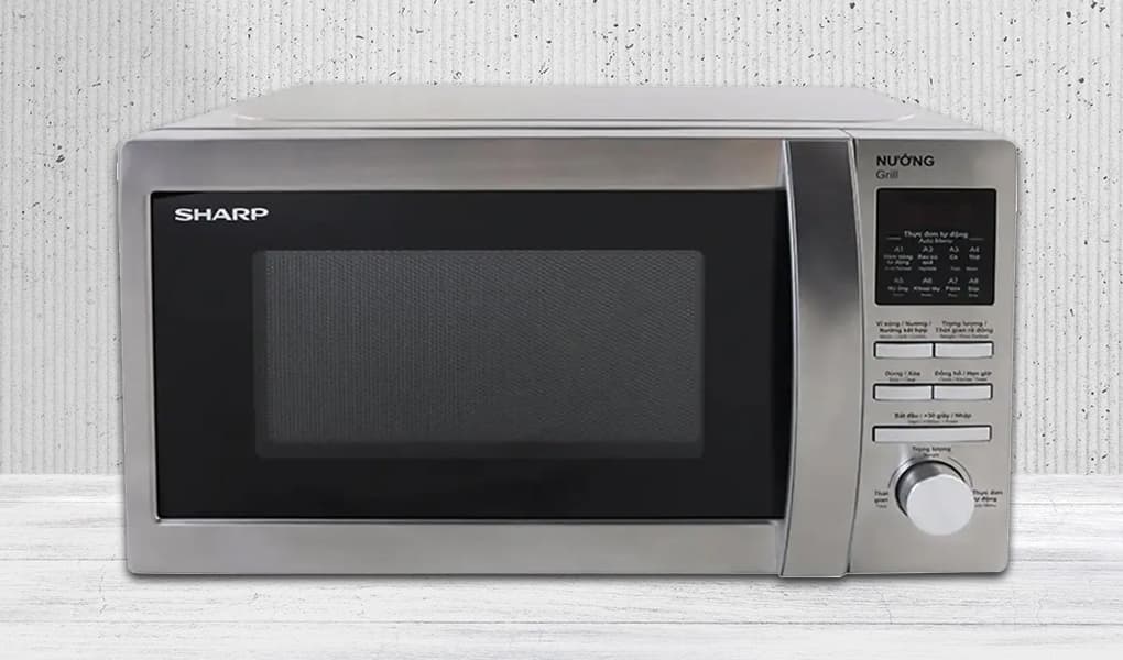 Sharp R-G620VN(ST) 20 lít có tính năng hẹn giờ và chuông báo
