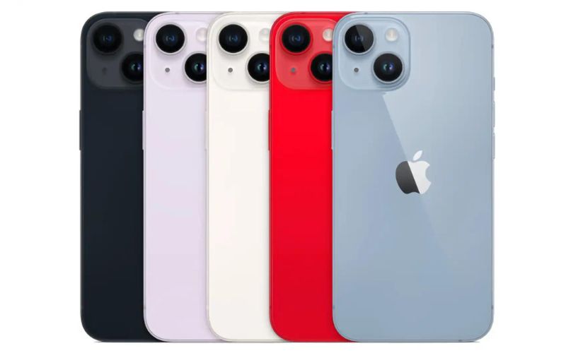 iPhone 14 512GB có 5 màu sắc