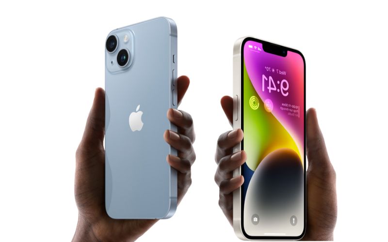 iPhone 14 512GB với thân máy vát thẳng truyền thống