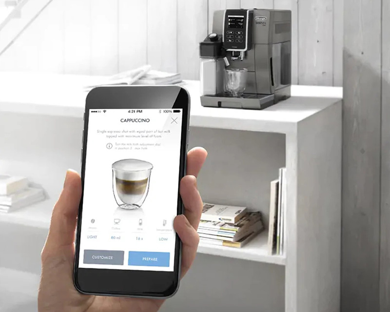 Kết nối được qua app Coffee Link